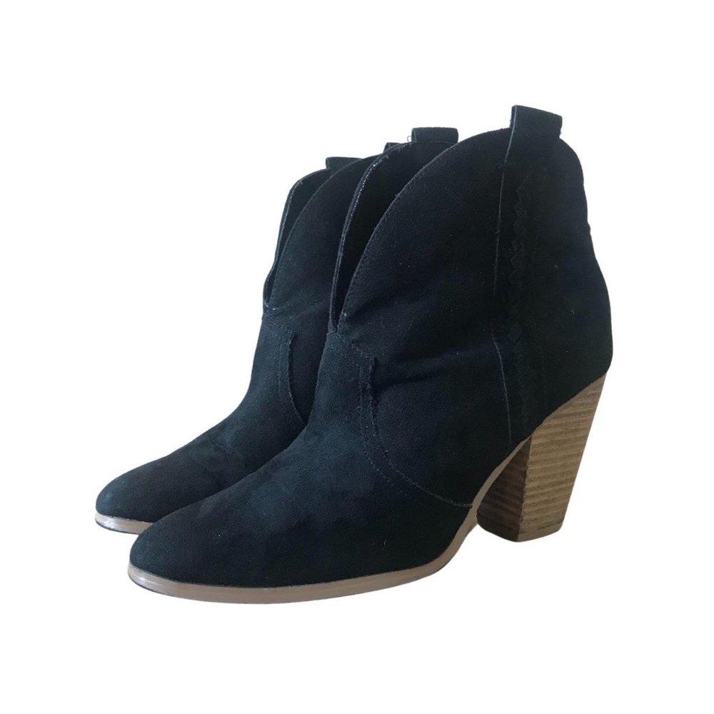 Report Doman Black Ankle Booties
